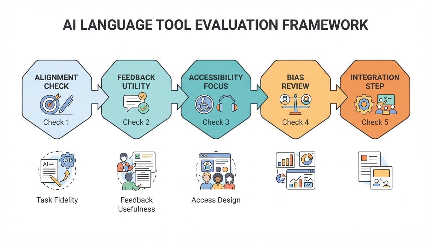 Workflow diagram for ai in education.