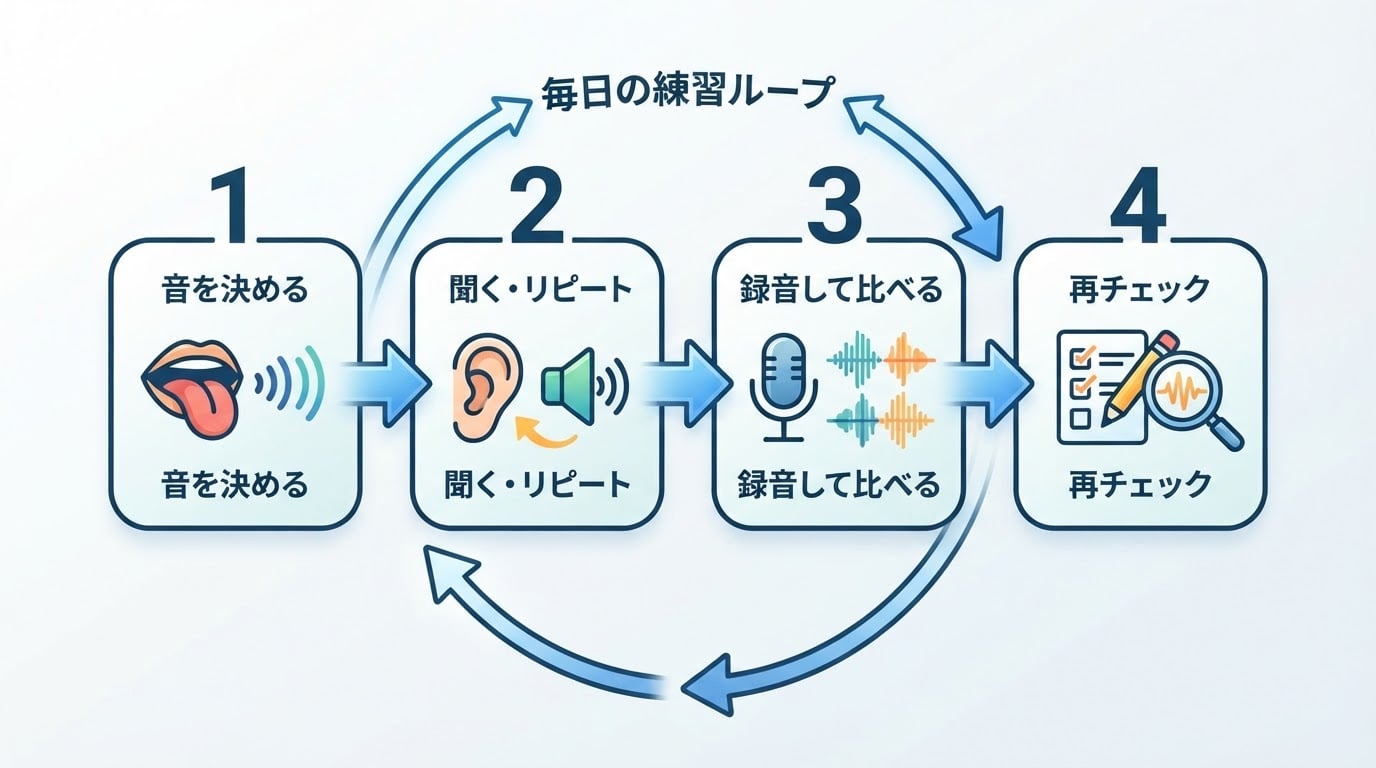 記事内容のワークフロー図。