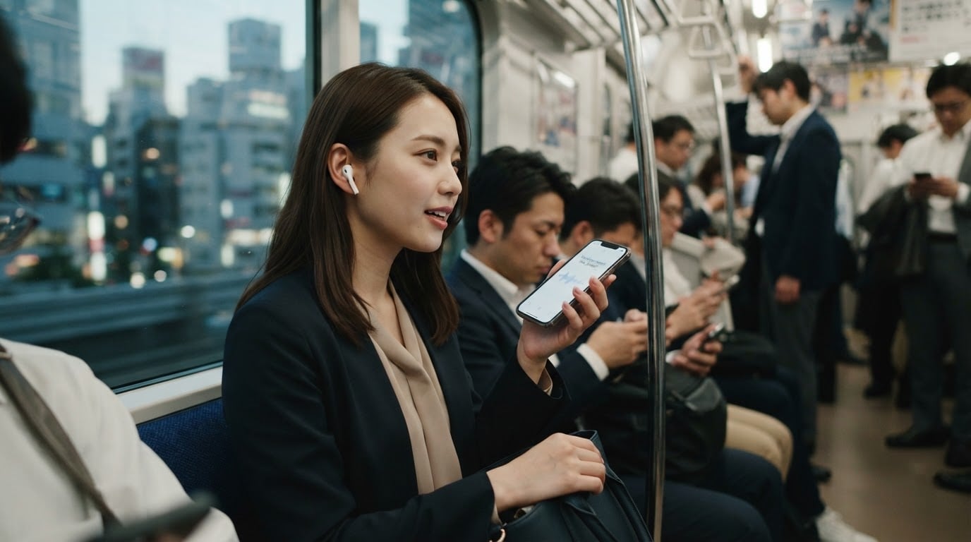 ai 英会話 アプリ おすすめの概念イラスト。